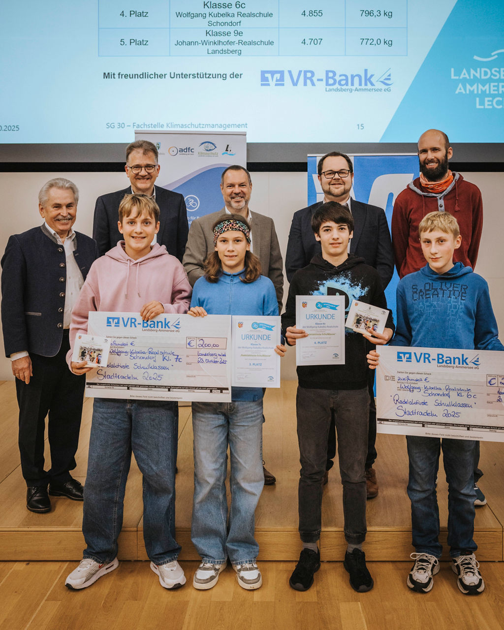 3. & 4. Platz: Klasse 7c & 6c, Wolfgang-Kubelka-Realschule Schondorf