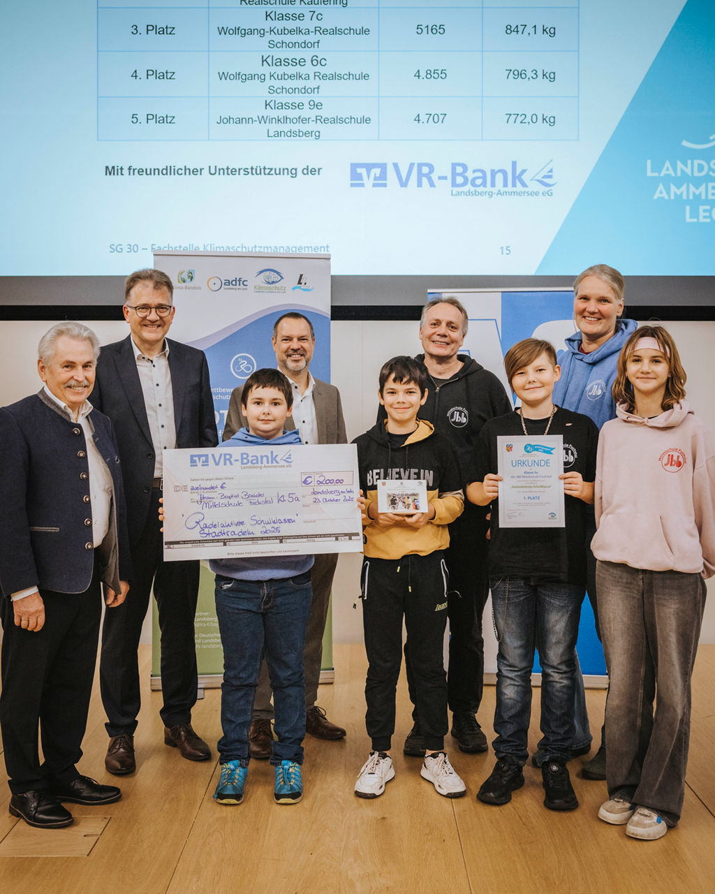 1. Platz: Klasse 5a, Johann-Baptist-Baader-Mittelschule Fuchstal