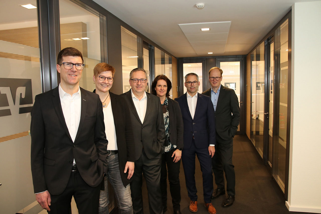 Gruppenbild der Mitarbeiter des Teams "Private Banking"