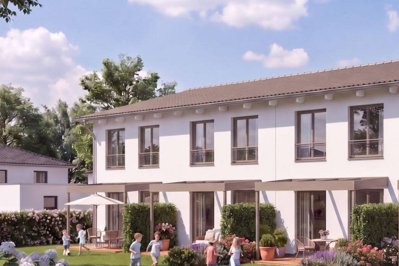Animation Reihenhaus in Boos