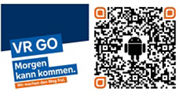 Logo und QR Code VR Go App