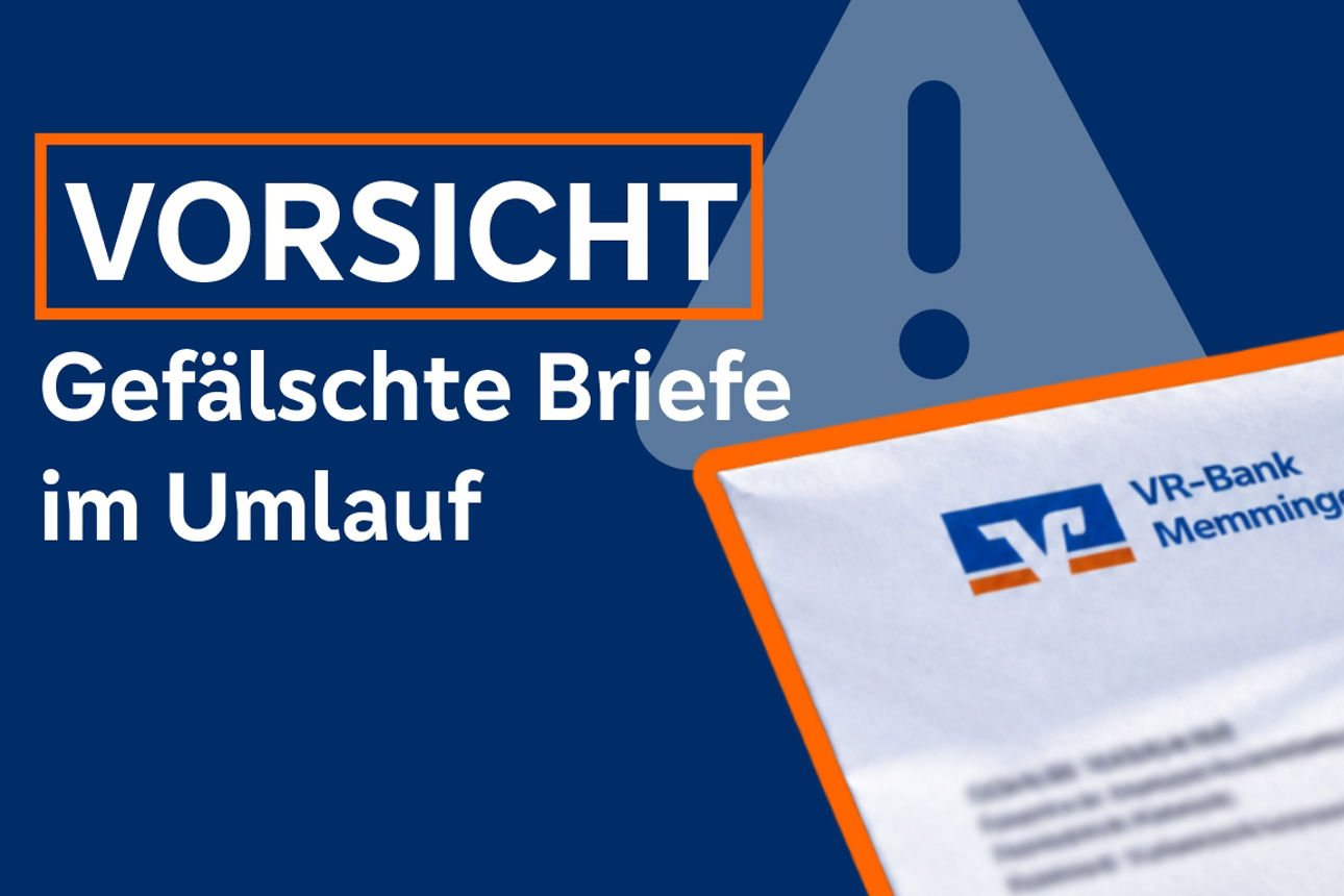 Warnhinweis mit Brief