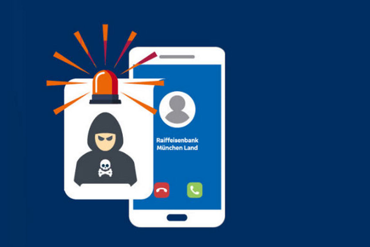 Grafik Warnung mit Handy