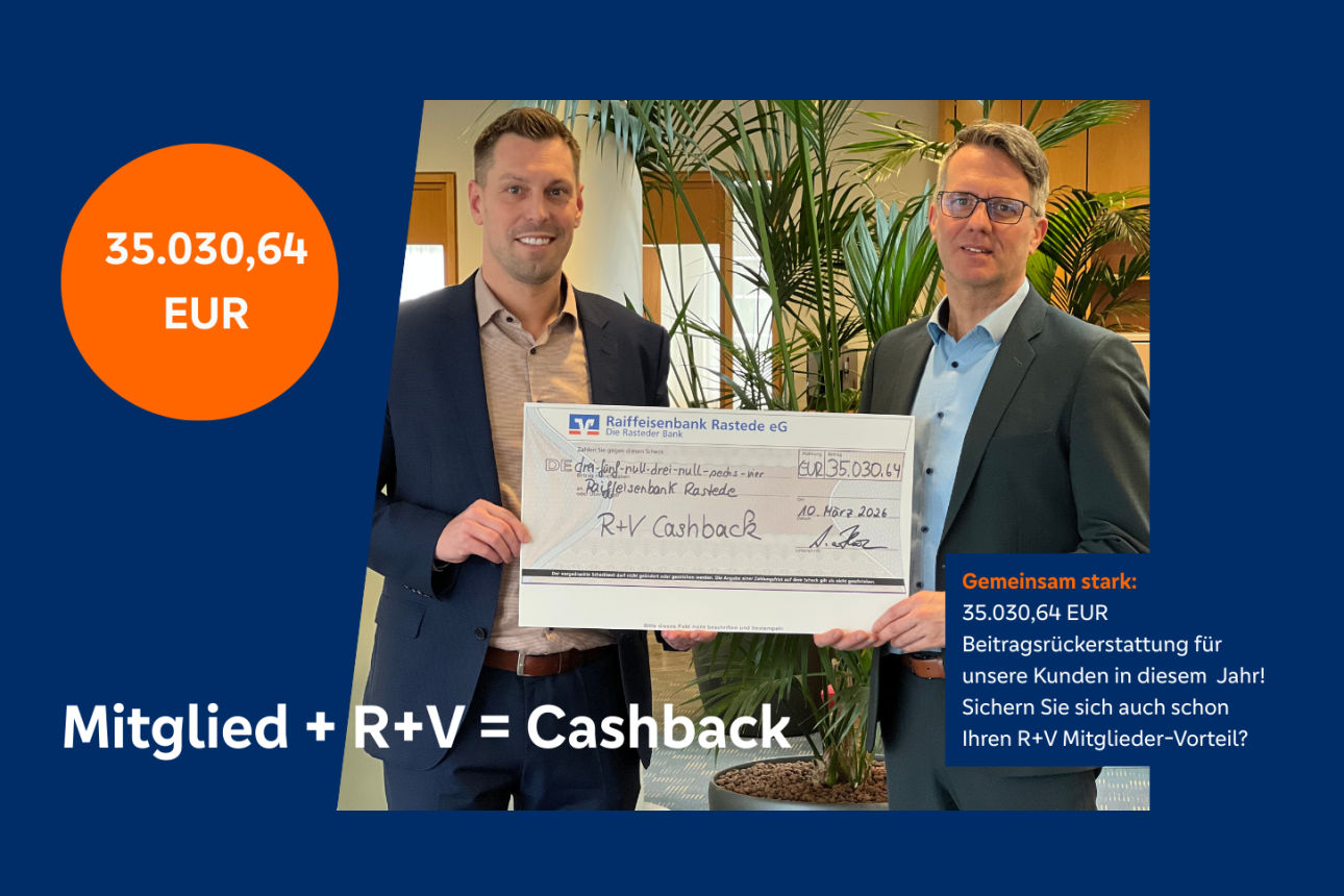 Cashback mit Mitglieder-Plus