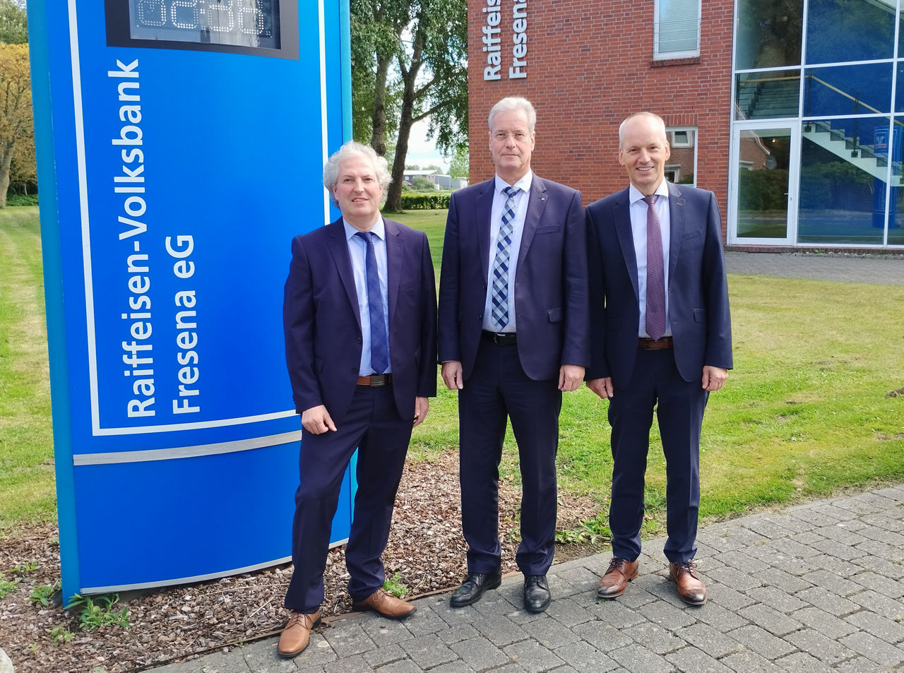 Der Vorstand der Raiffeisen-Volksbank Fresena eG
