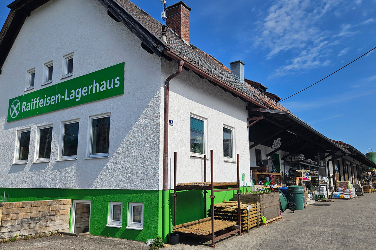 Aussenansicht Lagerhaus Hammerau