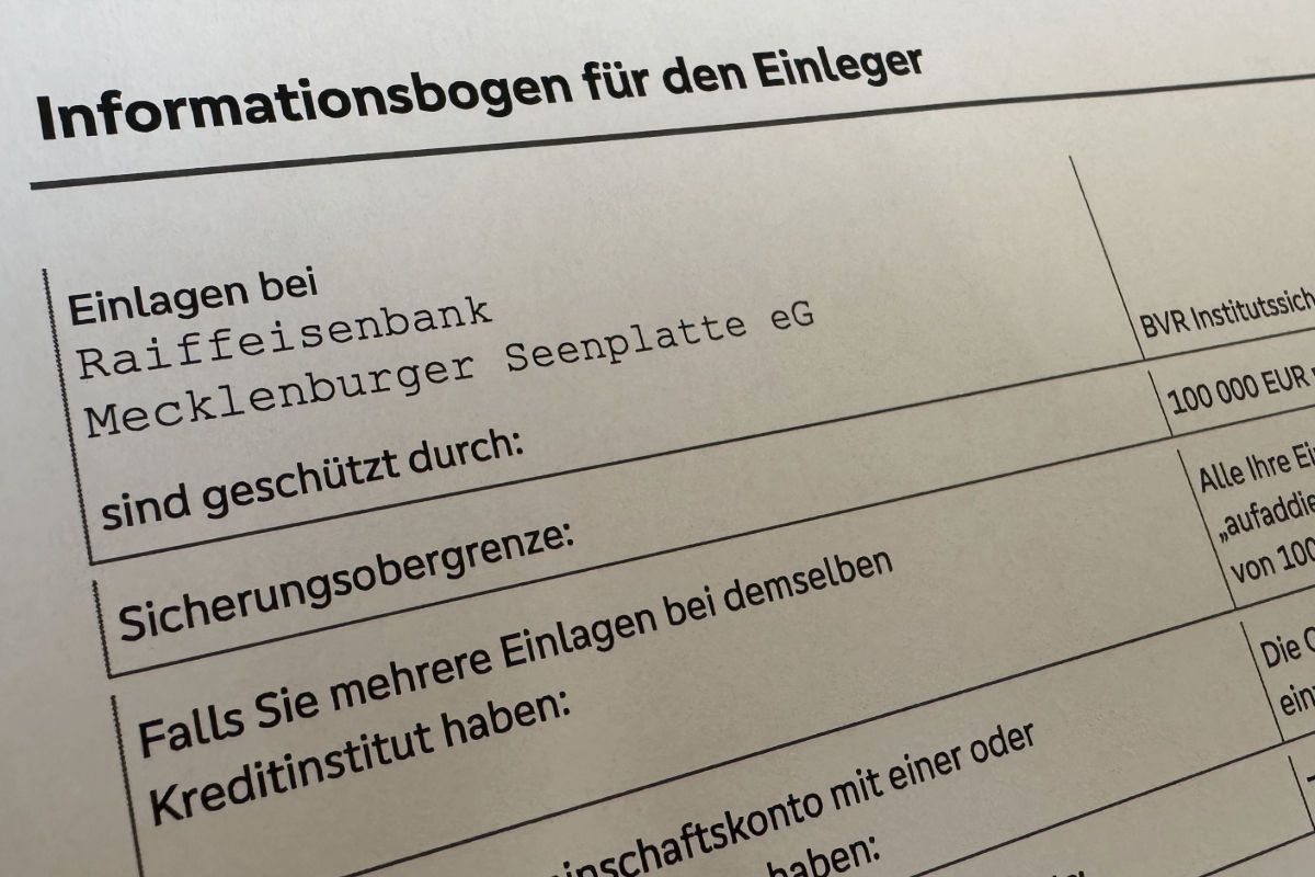 Einlagensicherung