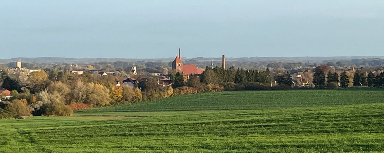 Ansicht von Teterow aus de Ferne