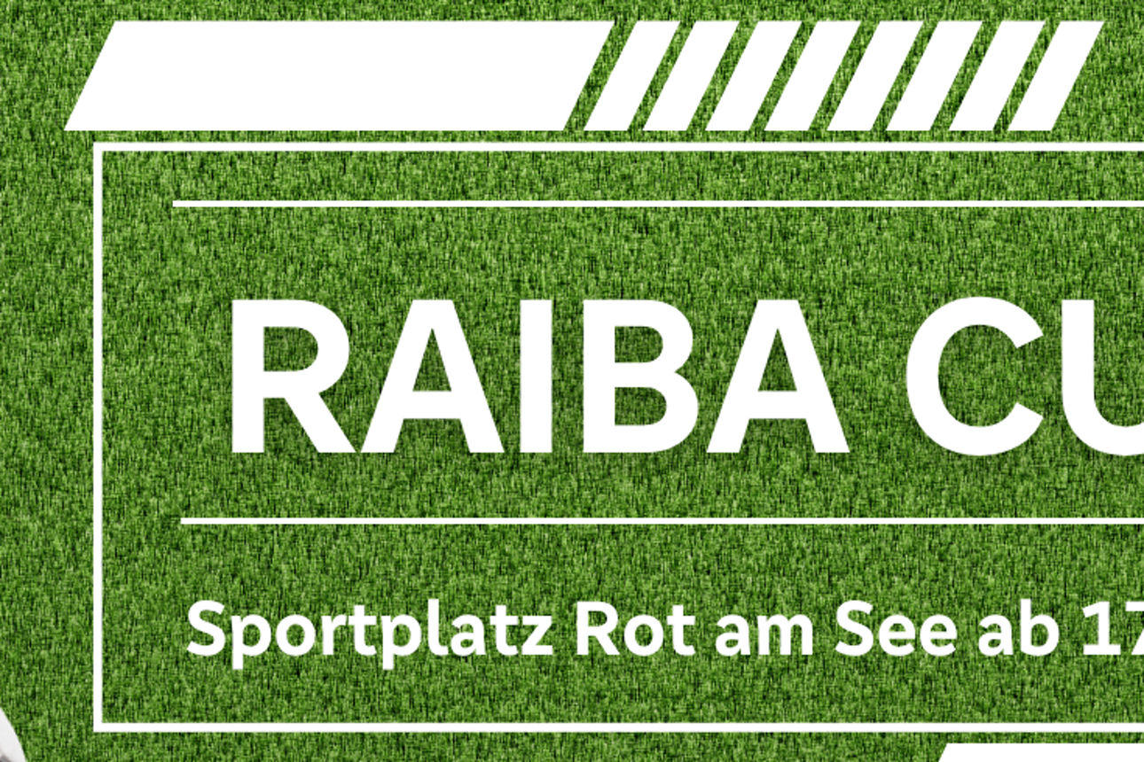 Spielfeldhintergrund mit Pokal und Fußbällen