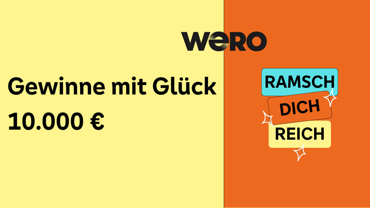 Banner zur Aktion: Ramsch dich Reich - Wero-Aktion