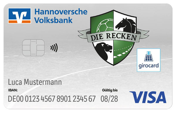 Girocard mit Recken Design