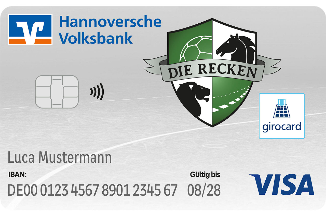 Girocard mit Recken Design