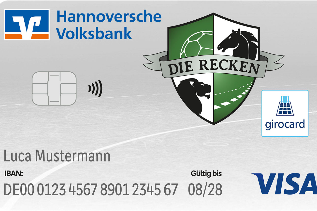Girocard mit Recken Design