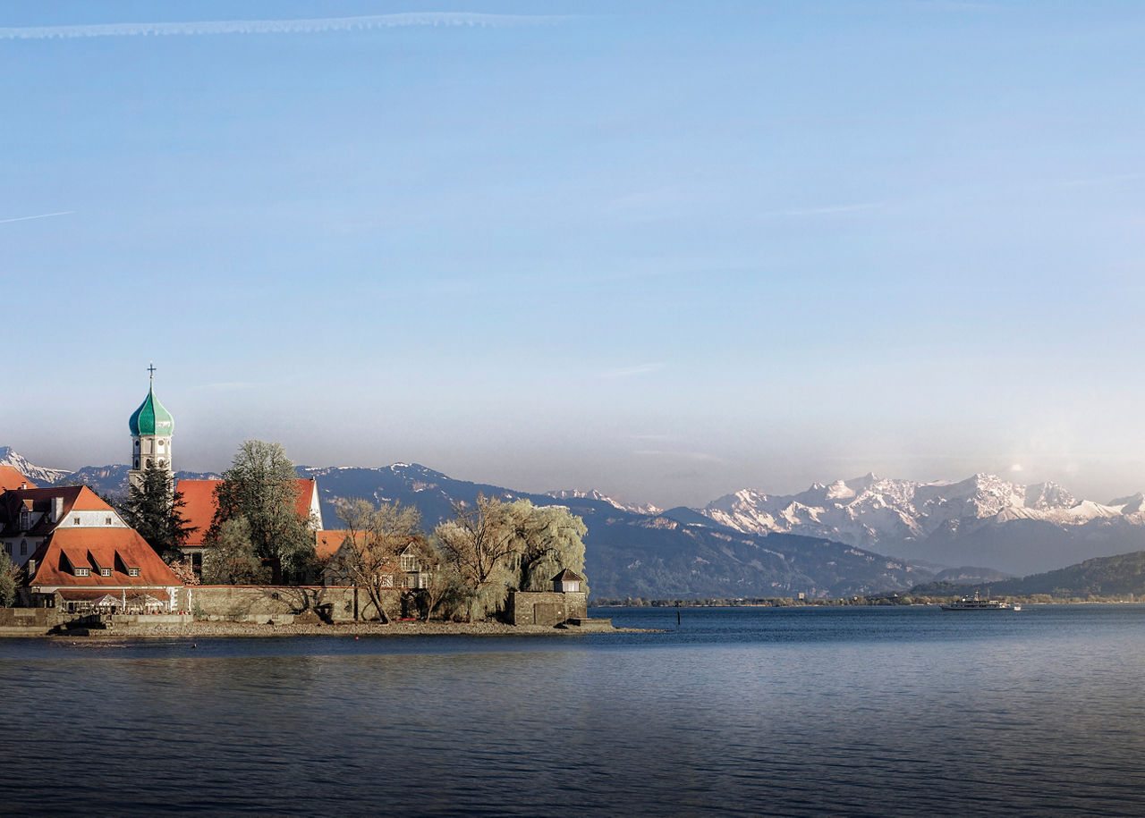 Blick auf die Stadt Lindau