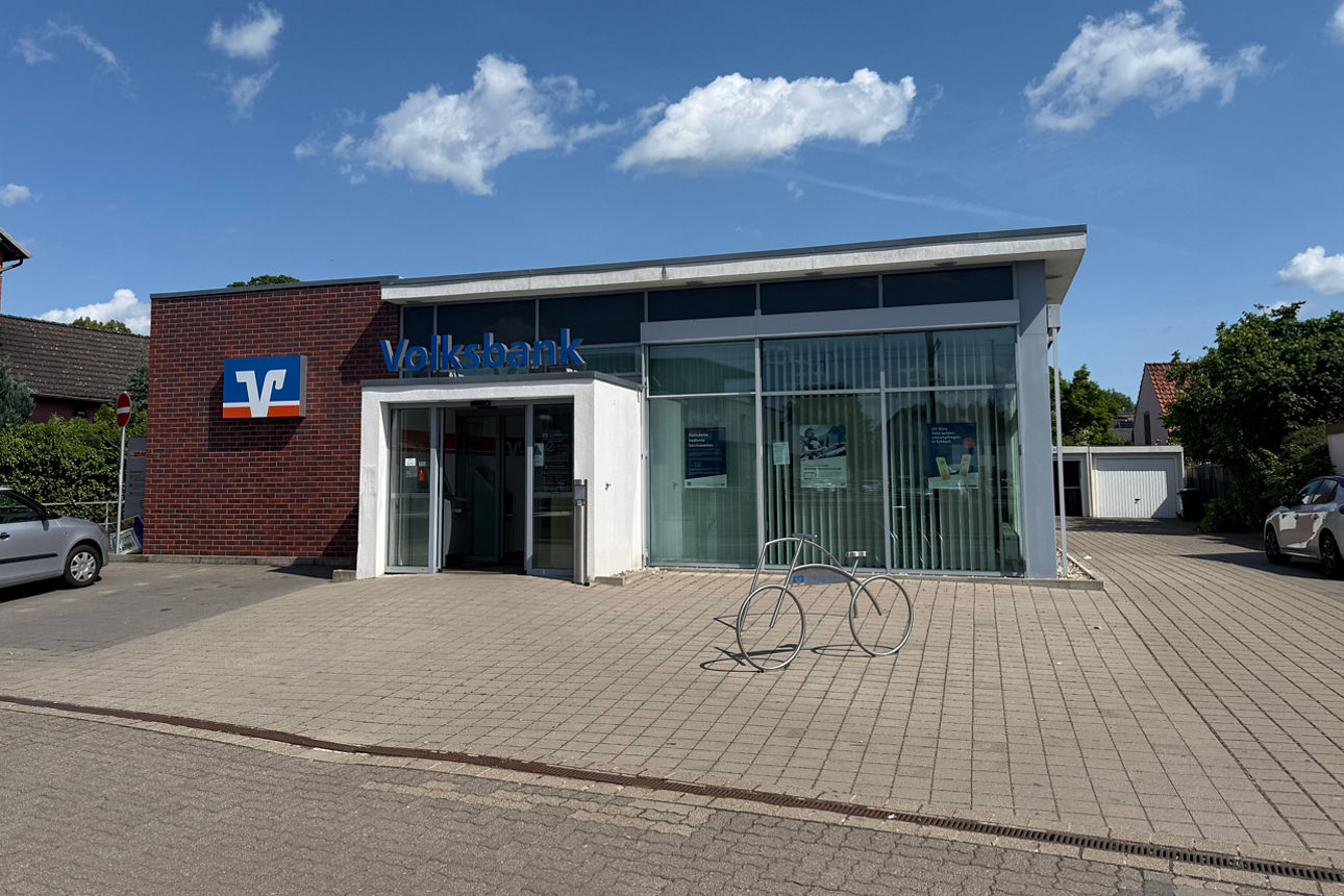 Außenansicht der Geschäftsstelle Rethen