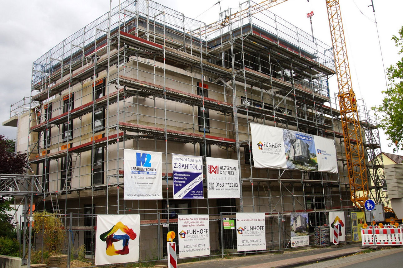 Richtfest des Gebäudes in der Detmolder Straße