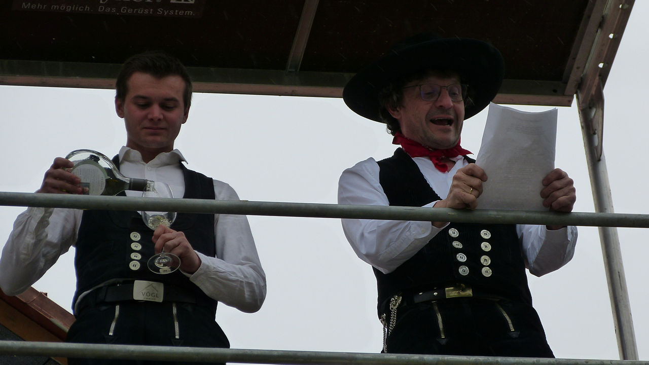 Richtspruch der Zimmerei Josef Vögl GmbH