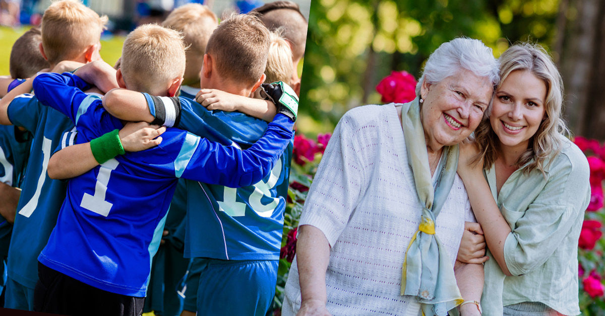 Fuballverein für Kinder, Kind das an der Wand malt und Trachtenverein
