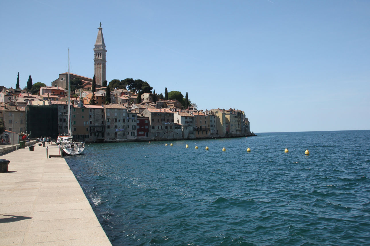 Blick auf die Stadt Rovinj