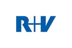 R+V Logo mit einem großgeschriebenen R einem Pluszeichen und einem großgeschriebenen V
