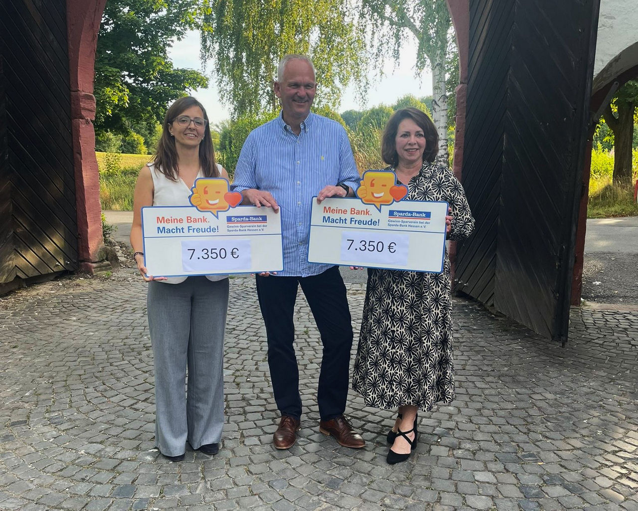 Spendenübergabe SpardaGolfTrophy 2025