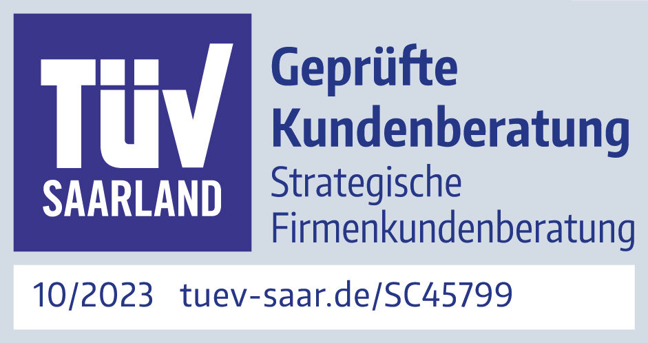 SC45799 Prüfzeichen Volksbank eG Strategische Firmenkundenberatung 2023 