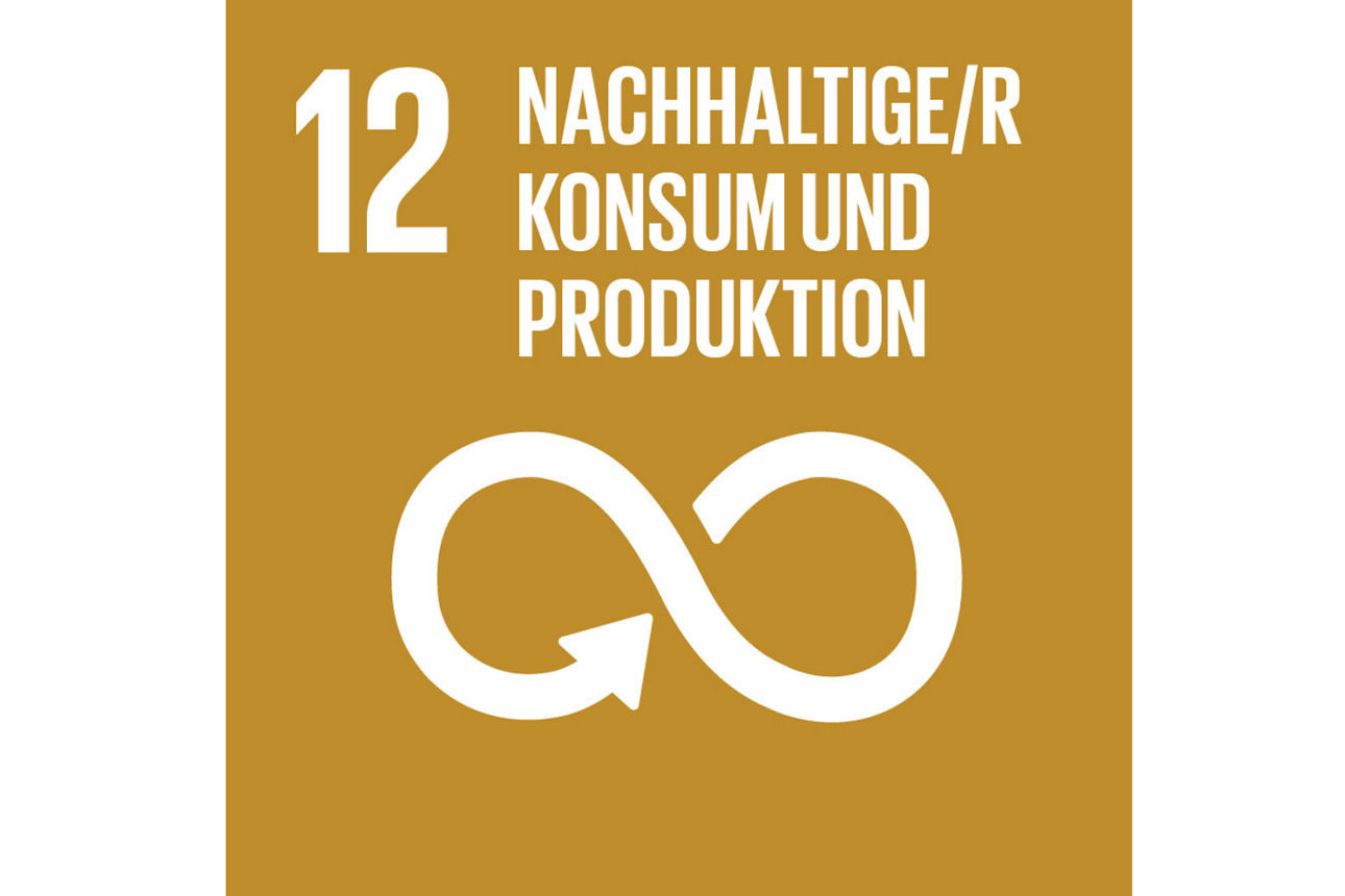 Symbol für Nachhaltigkeitsziel 12: Nachhaltiger Konsum und Produktion.