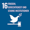 SDG 16 - Frieden, Gerechtigkeit und starke Institutionen