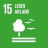 Grafik fünfzehntes SDG - Leben an Land