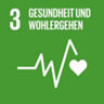 Grafik elftes SDG - Gesundheit und Wohlergehen