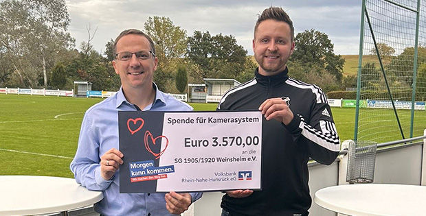 Kamera für die SG Weinsheim
