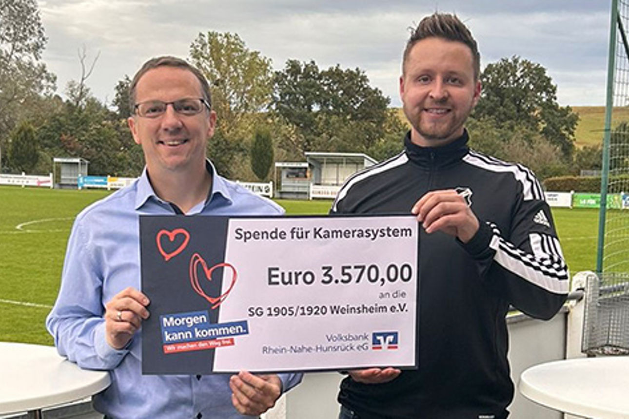 Kamera für die SG Weinsheim