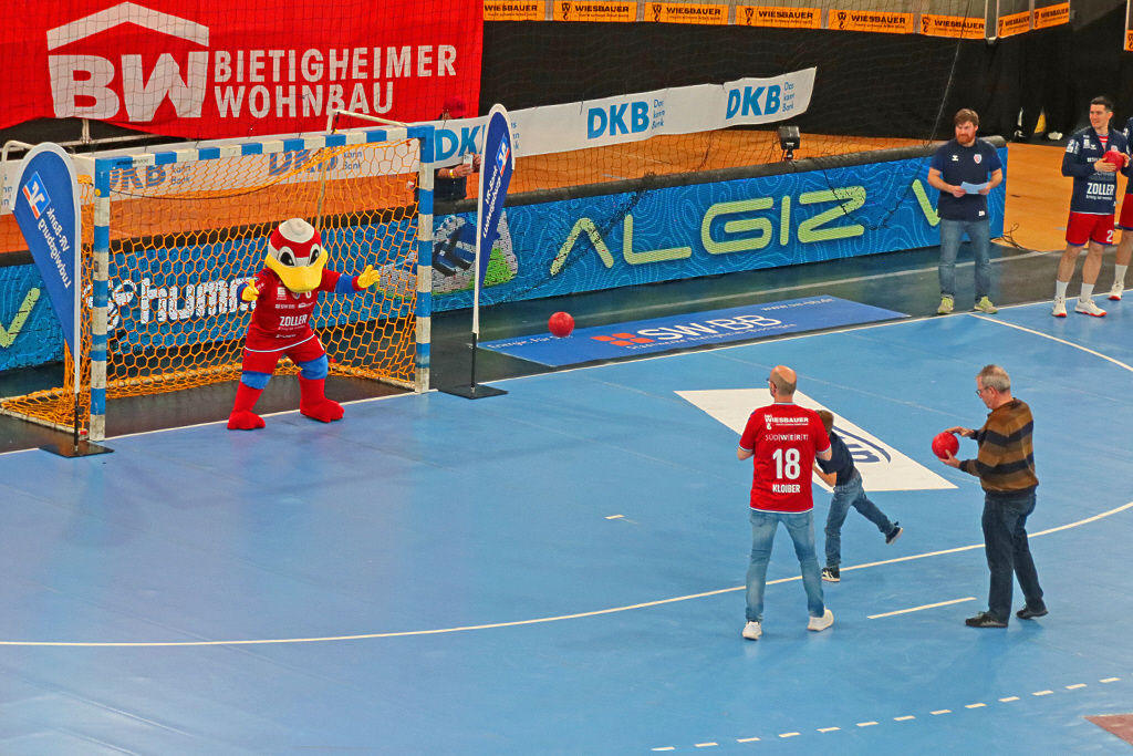 Spielaufnahme beim SG BBM Bietigheim