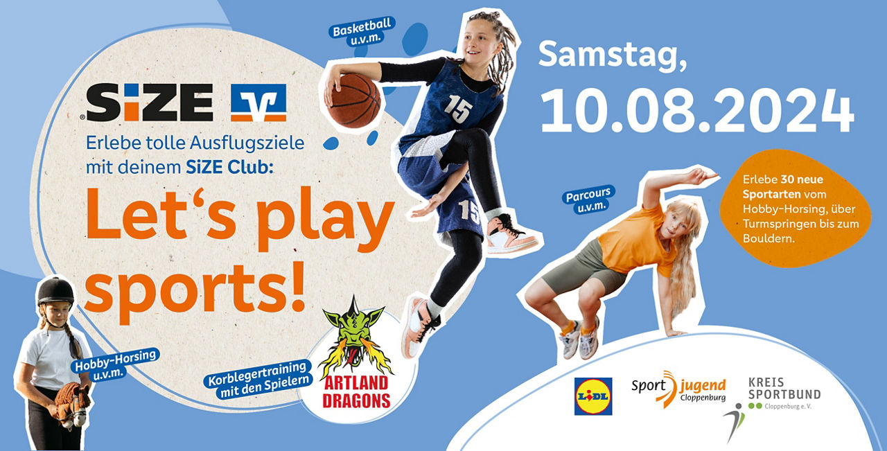 August-Highlight, Let's play sports!