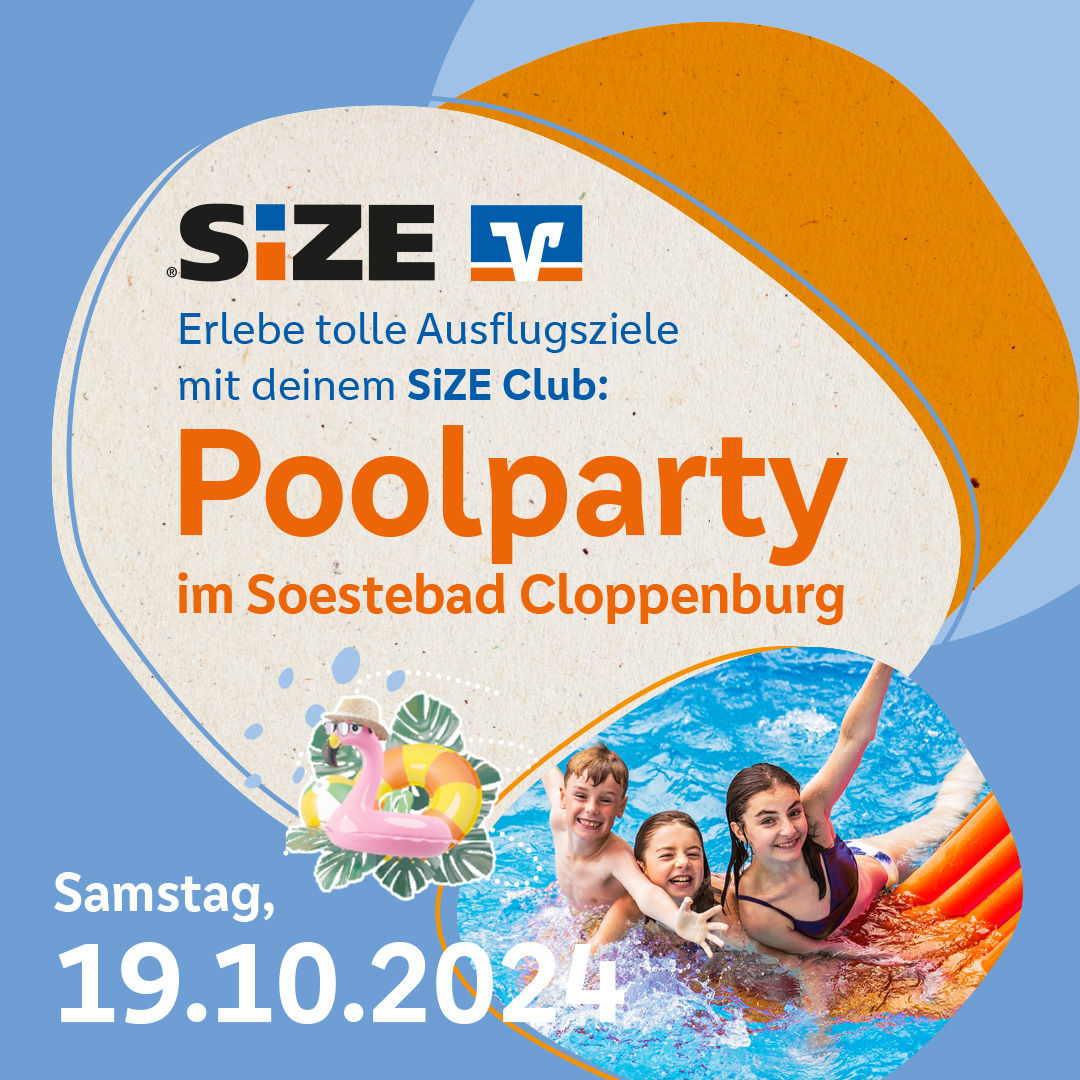 SIZE Poolparty Flyer