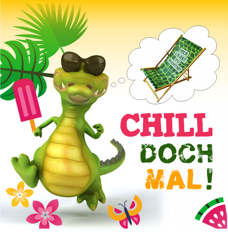 Chill doch mal! Komm in unseren "Kroko-Club"