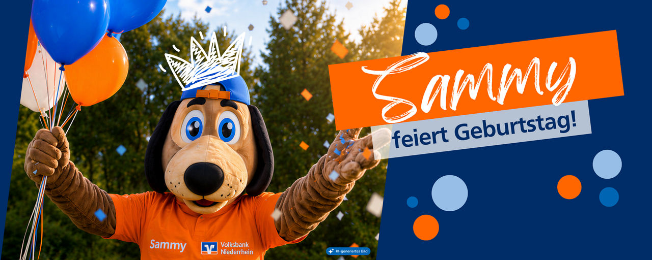Einladung: Maskottchen Sammy feiert Geburtstag