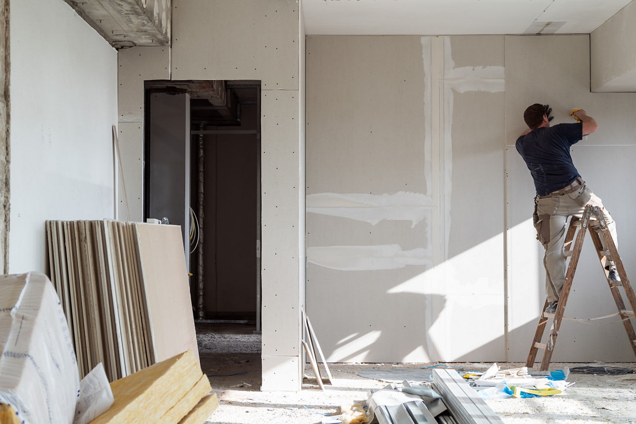 Eine Sanierung einer Wohnung
