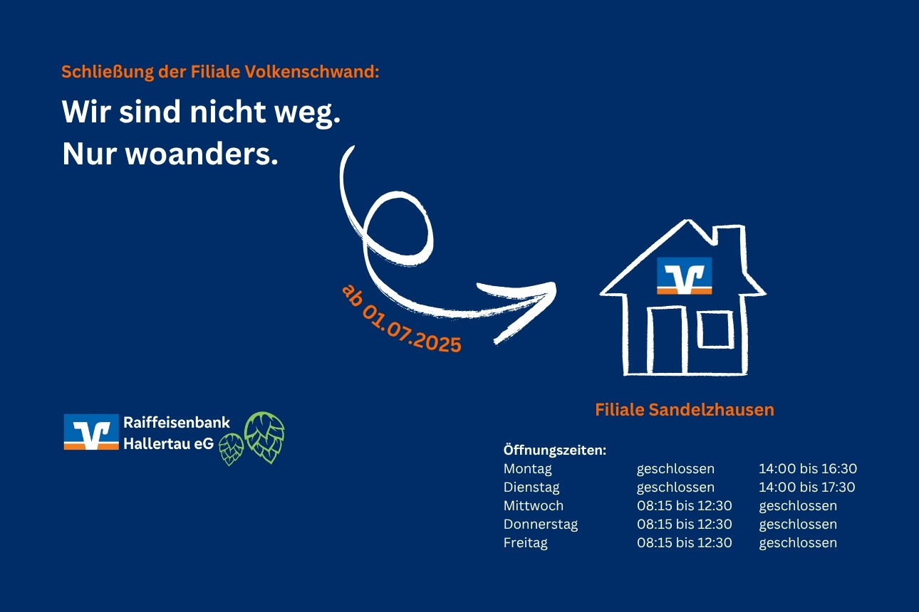 Schließung Filiale Volkenschwand 