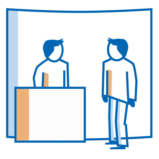 Schritt 1: Besuchen Sie den Stand 