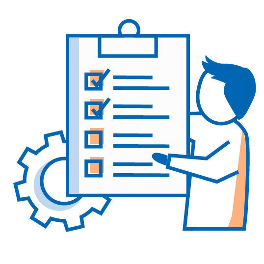 Projekt planen und Finanzierung abschließen.