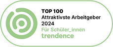 Hier sehen Sie das Logo von TOP 100 Attraktivste Arbeitgeber.