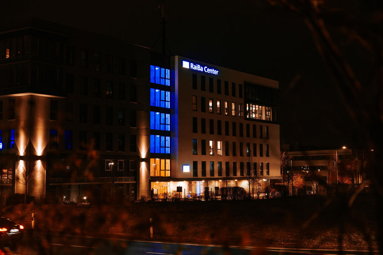 Hauptstelle Schwabach RaiBa Center am Illuminationstag 