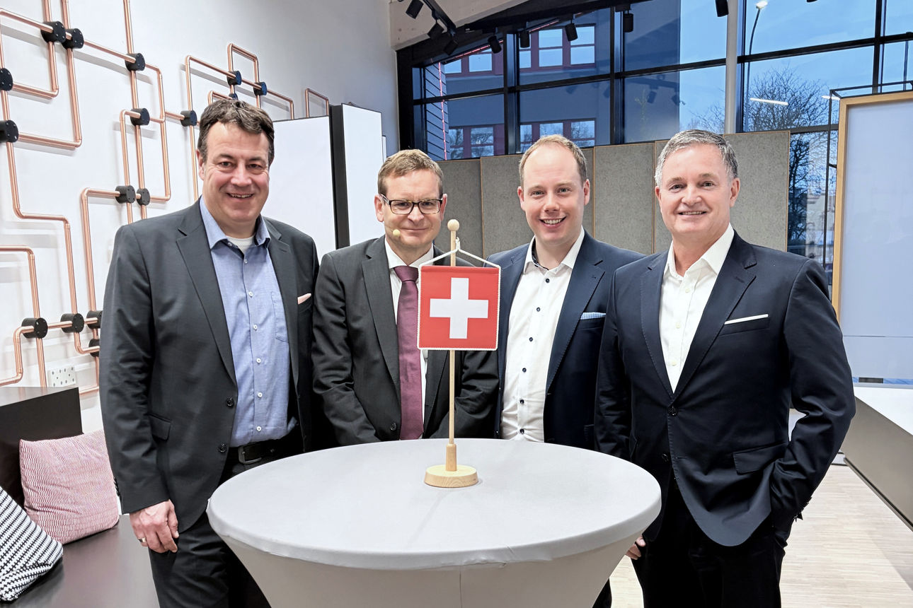 Christian Doll, Simon Römer, Florian Müller und Matthias Kruse