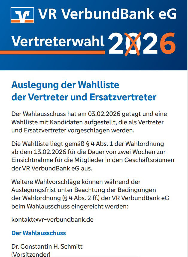 Vertreterwahl
