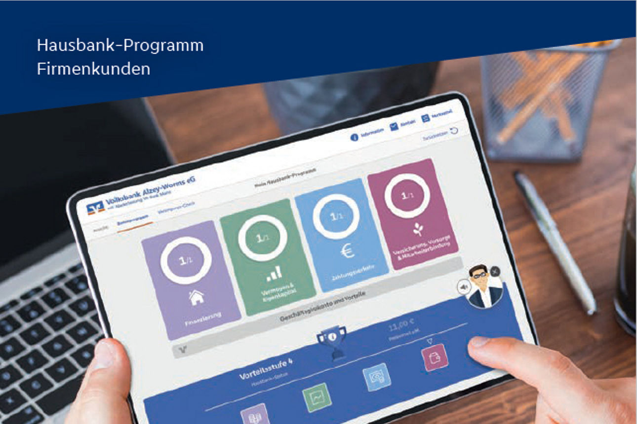 Flyer Hausbank-Programm