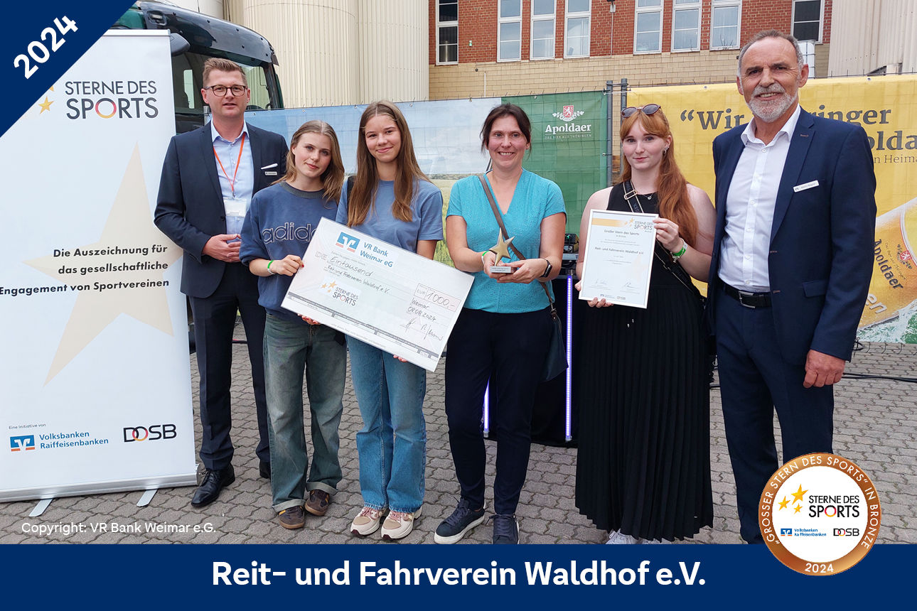 Reit- und Fahrverein Waldhof e.V. - Preisverleihung Bronze 2024