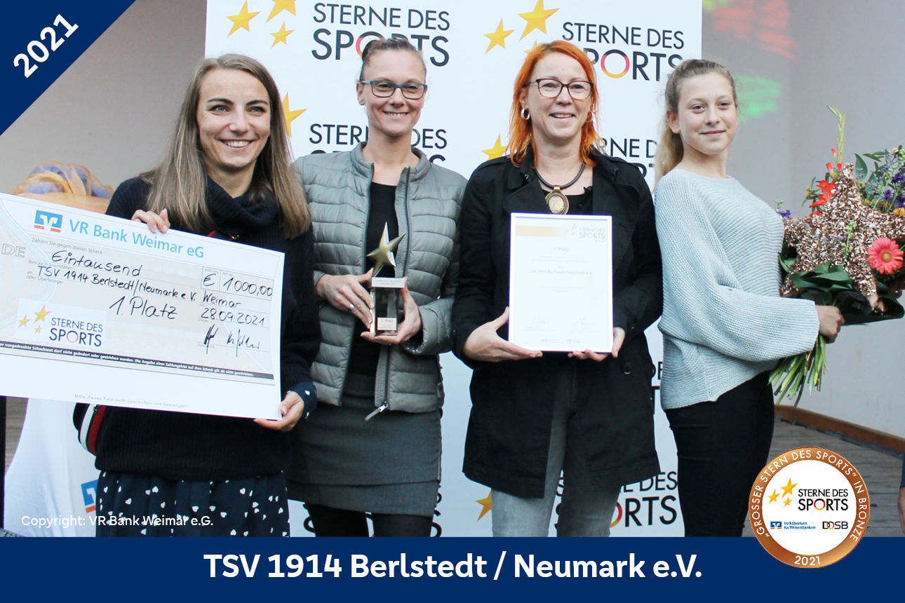 TSV 1914 Berlstedt/Neumark e.V. - Preisverleihung Bronze 2021