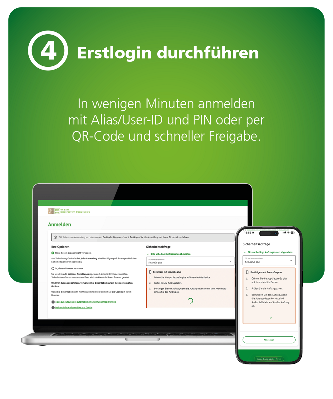 Erstlogin durchführen