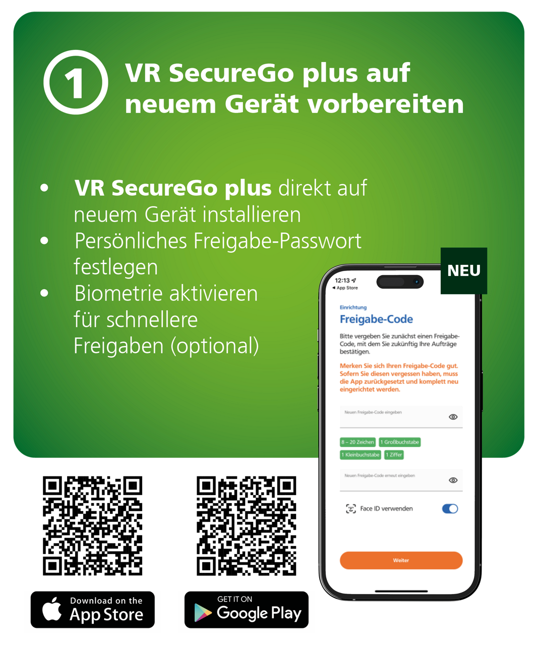 App vorbereiten